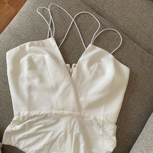 Womens White bodysuit